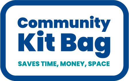 community kit bag logo